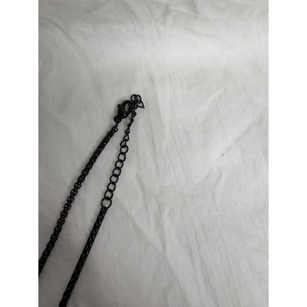 Black Number 5 Pendant Necklace Chain Mens Womens Fashion Jewelry